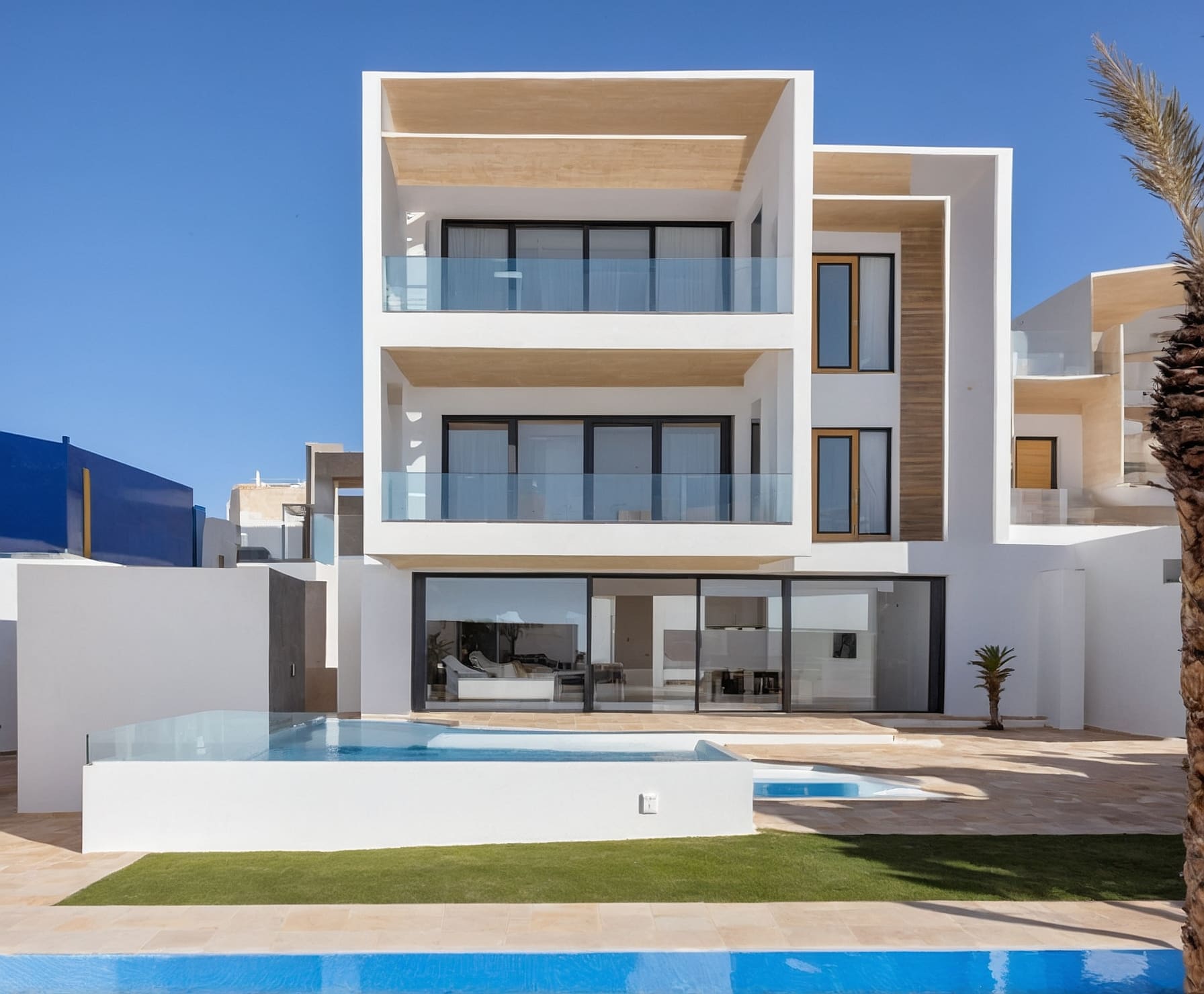 Complejo residencial con instalación eléctrica de lujo