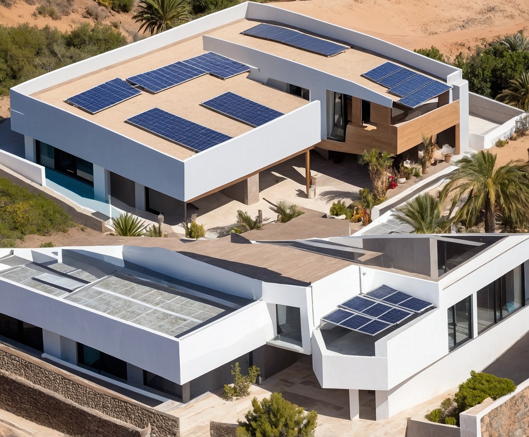 Complejo residencial con instalación avanzada